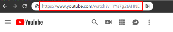 Get YouTube Video URL for We bBrowser